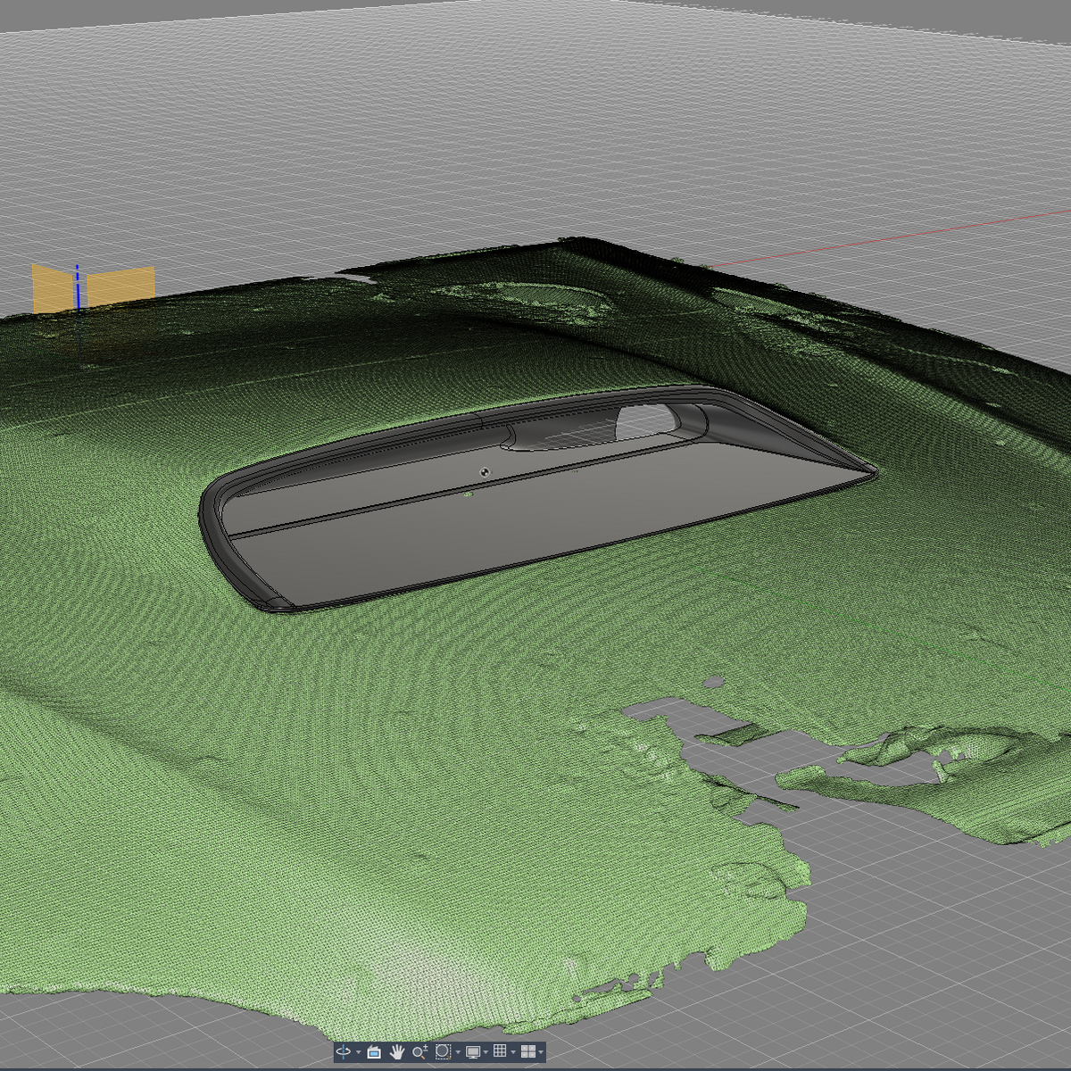 Toyota Caldina Bonnet Scoop